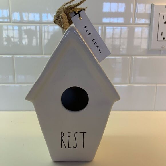 Rae Dunn Rest Birdhouse - New - Picture 5 of 6